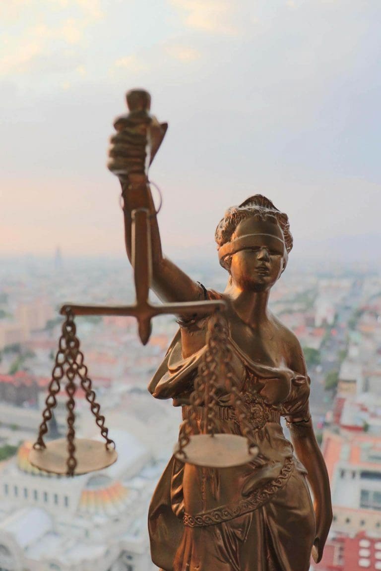 Lady Justice Statue With Scales