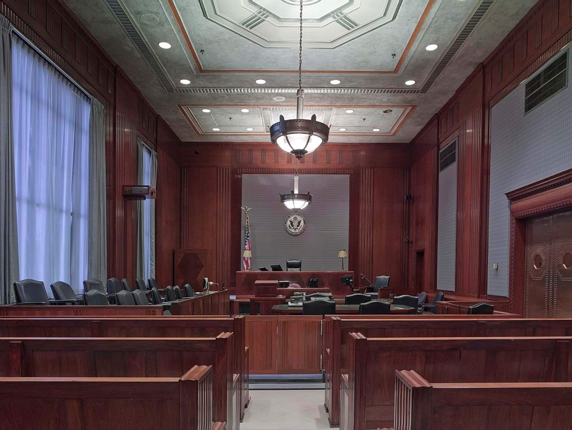 Courtroom Benches Seats
